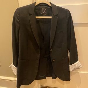 Aritzia dark grey blazer